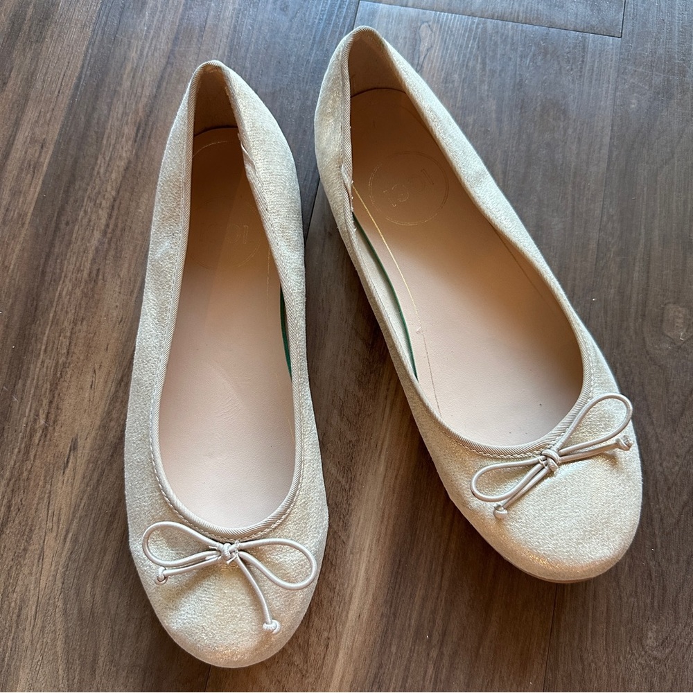 1901 Ytanna Gold Ballet Flats